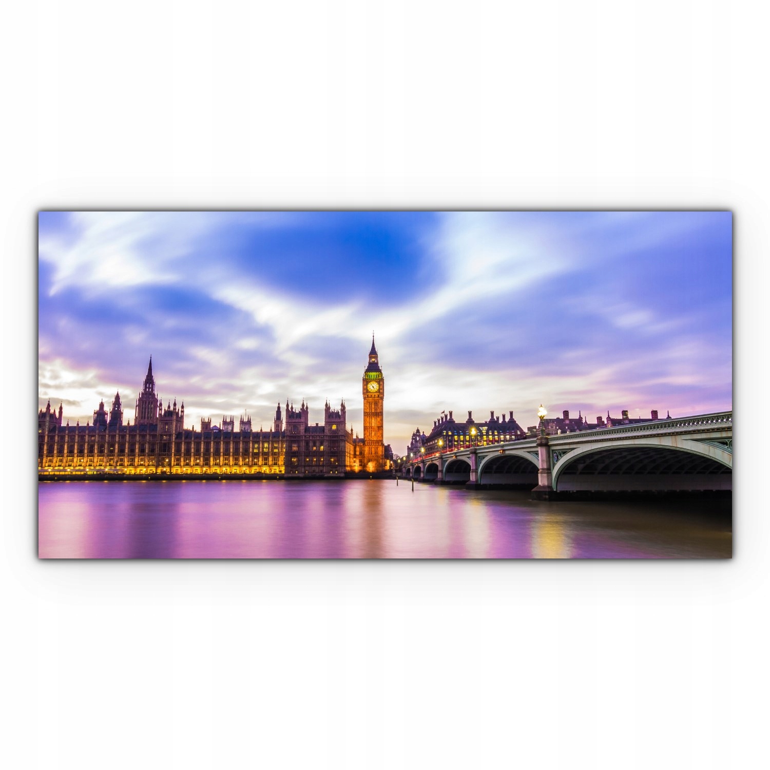 

Fotoobraz na płótnie 140x70 Big Ben Londyn Zegar