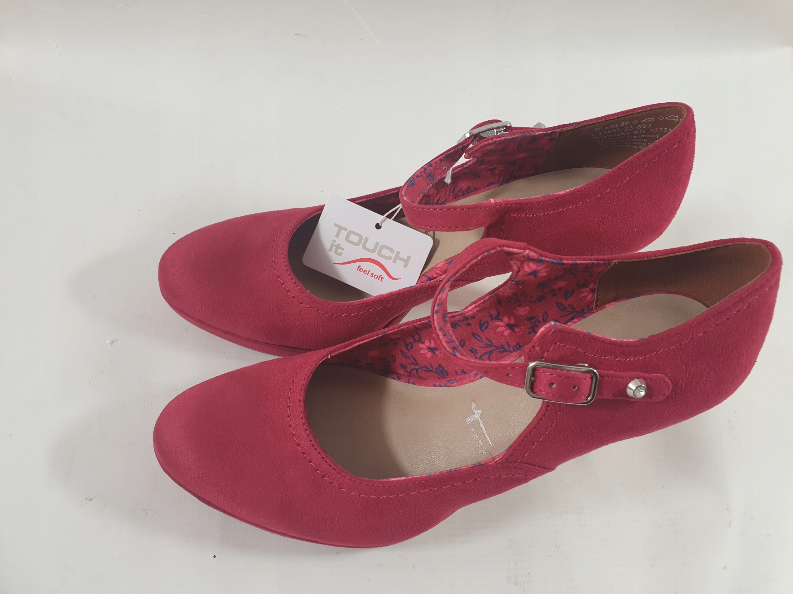 Tamaris Lodičky Na Podpatku červené Vel 39