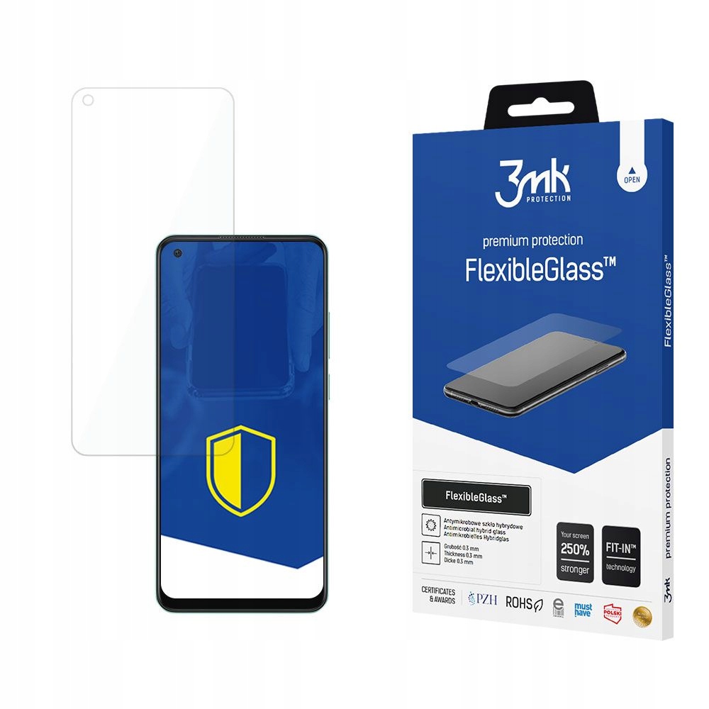 Szkło hybrydowe na ekran do Oppo A78 4G 3mk FlexibleGlass