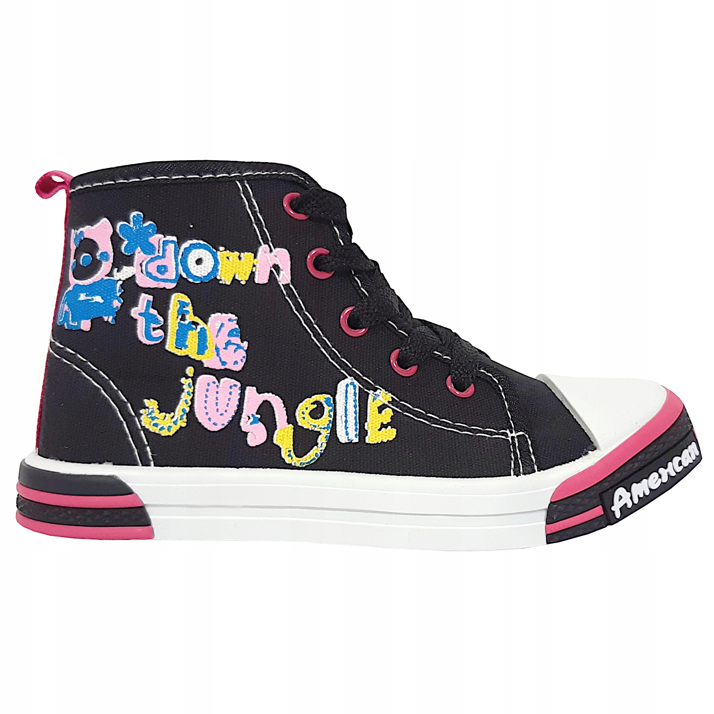 

American Club Trampki Dziewczęce Sznurowane r 27