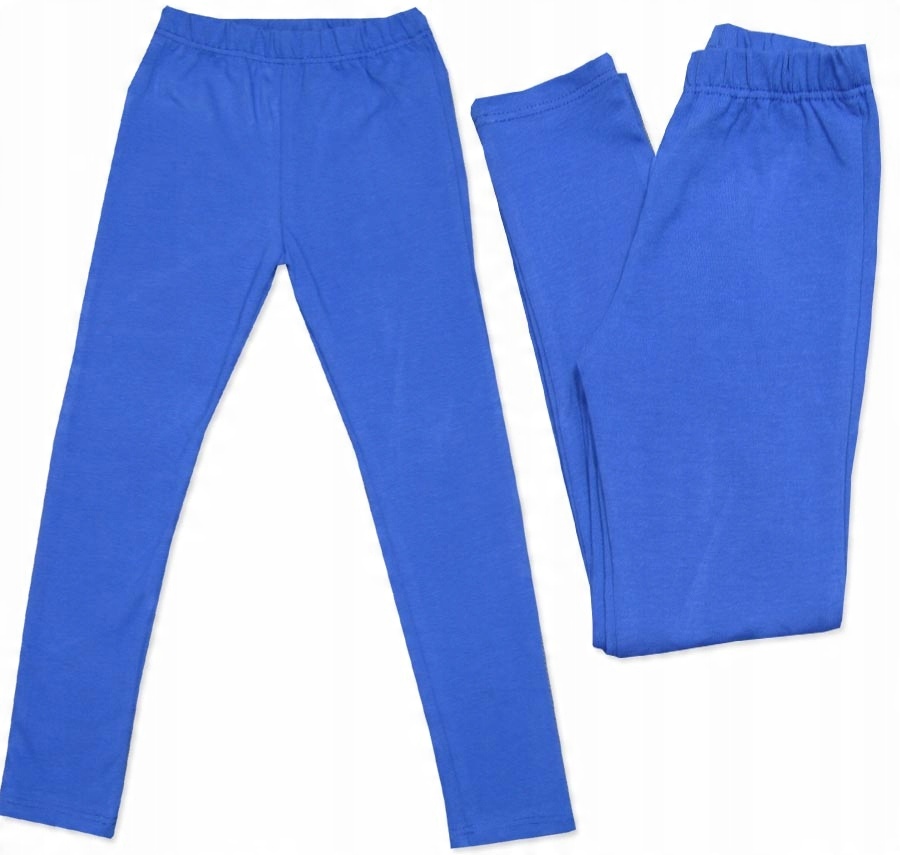 

140 Legginsy getry Gładkie długie bawełna