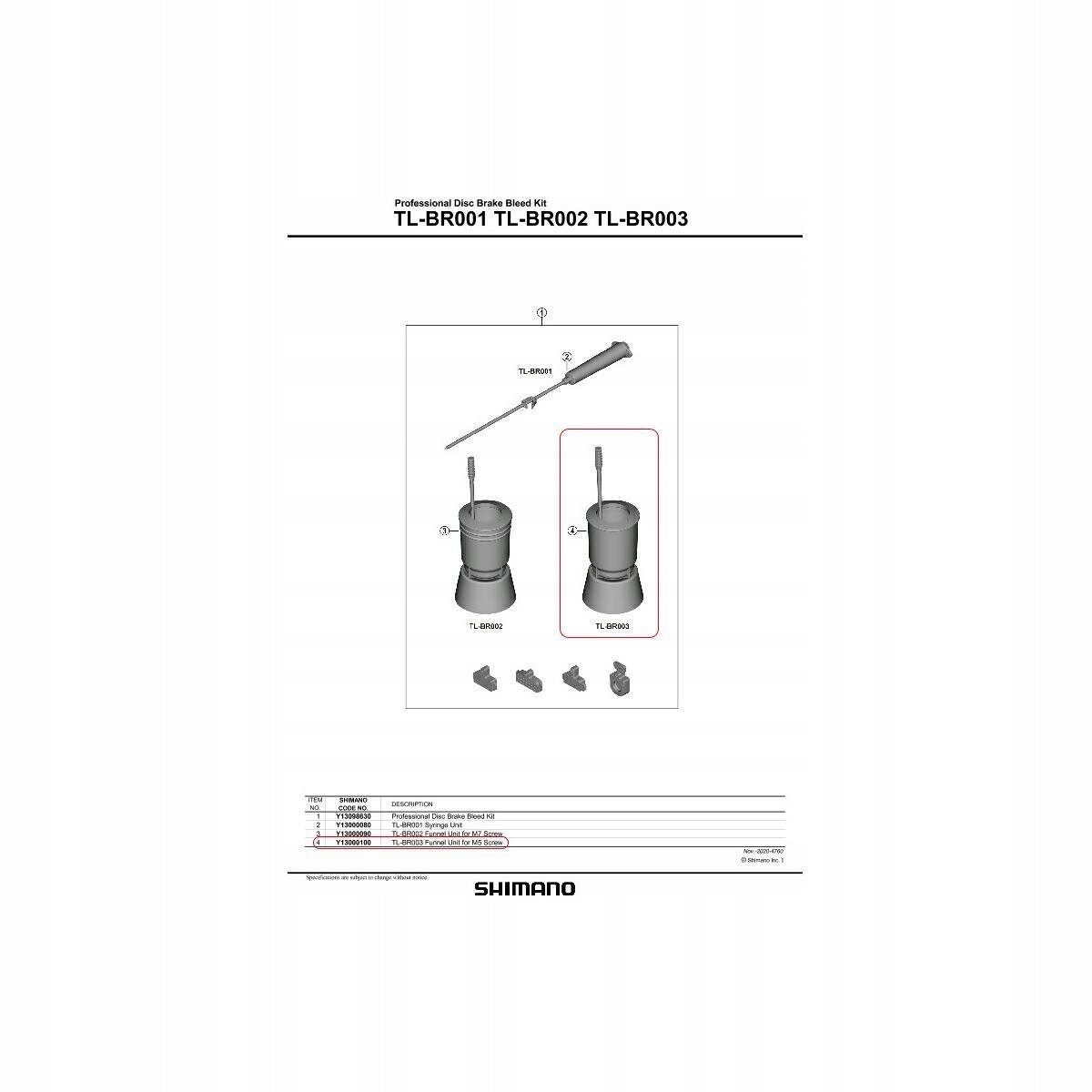 

Lejek Shimano Do Odpowietrzania TL-BR003 gwint M5