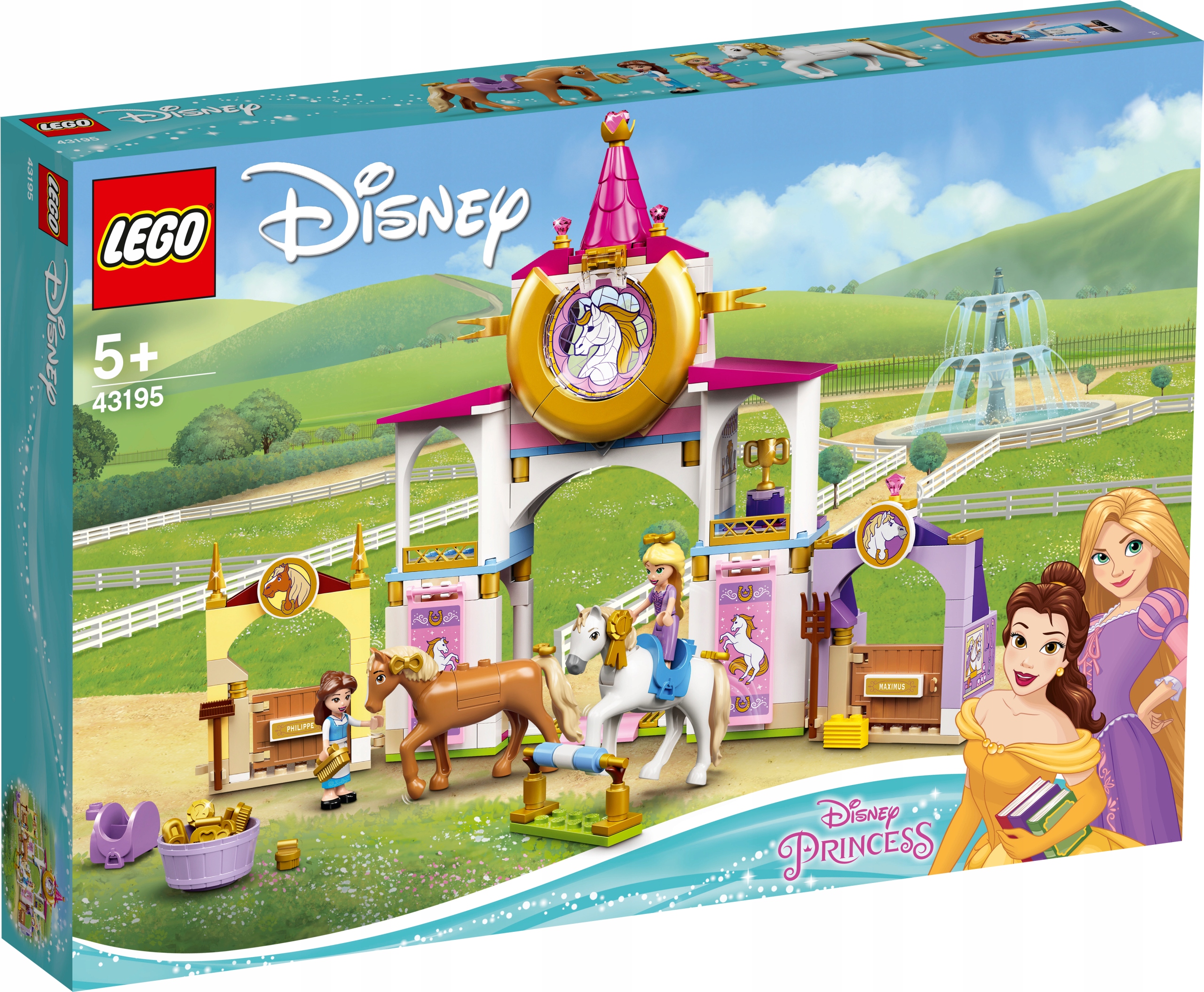 

Lego Disney Królewskie stajnie Belli 43195