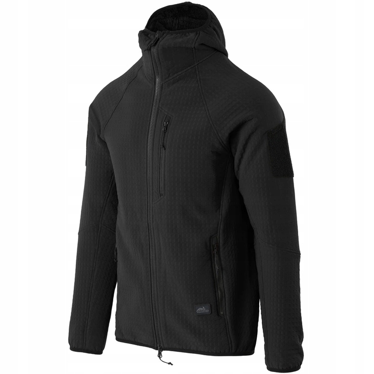 Pánská Mikina Fleecová Helikon s kapucí Taktická Patriot Pro Černá L