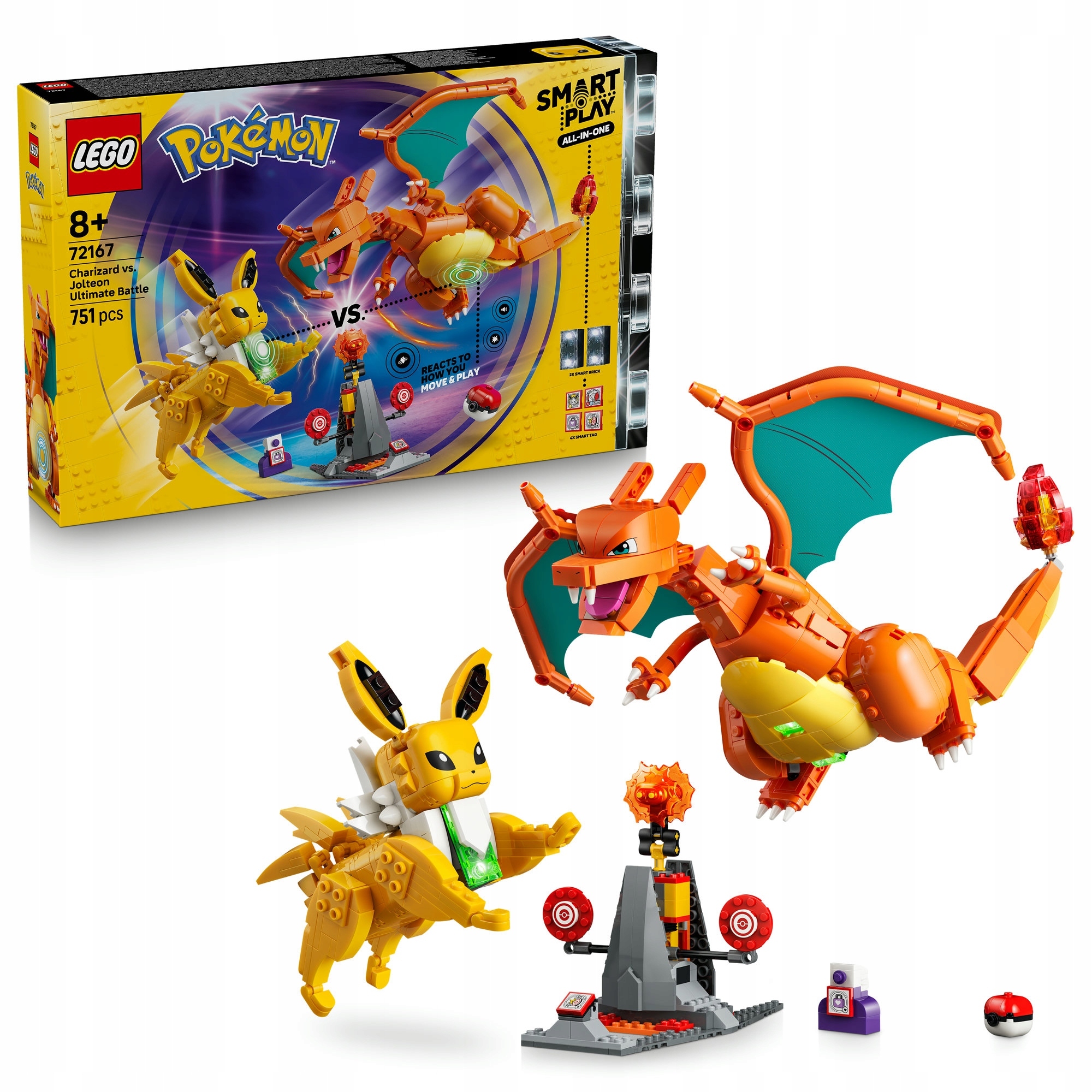 Lego Pokémon Smart Play Charizard vs. Jolteon 72167 Interaktivní sada