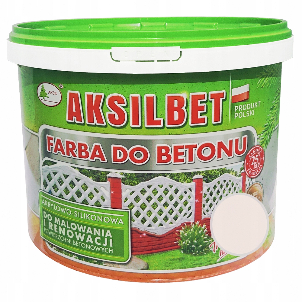 Aksil Aksilbet Farba do betonu Beżowy 2,5L