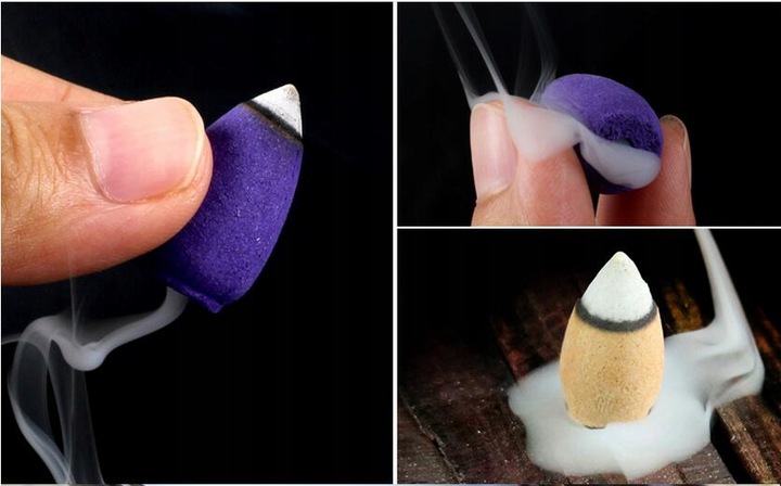 Kadzidła BackFlow a40 Natural Stożek Gardenia Marka Backflow