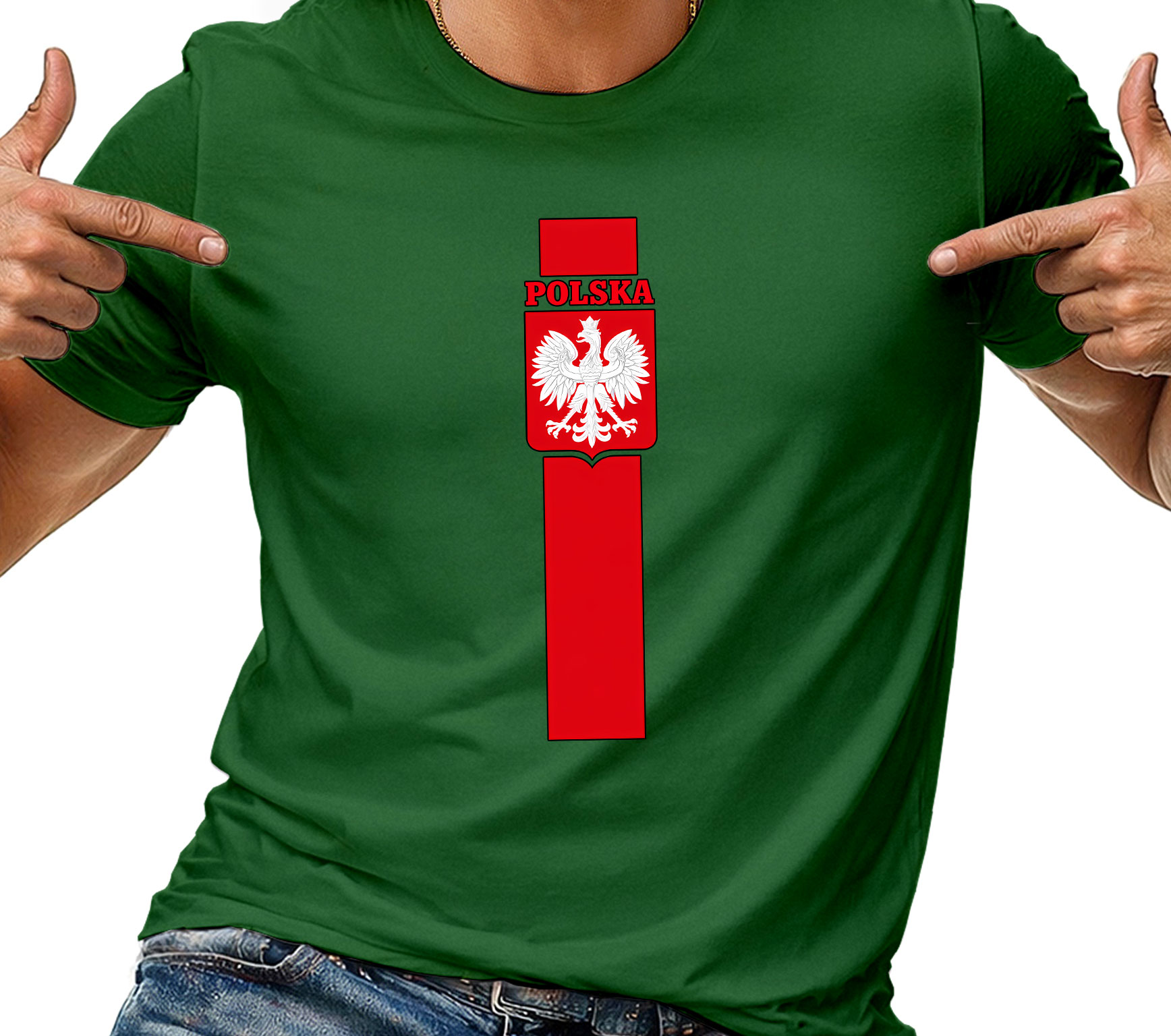 Tričko Tričko Pánské Polský Národní Symbol Orel Vlastenecký M