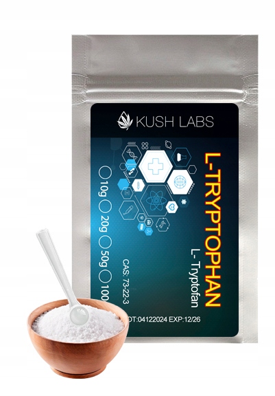 Kushlab L-tryptofan – L-tryptophan – 100 g miarka