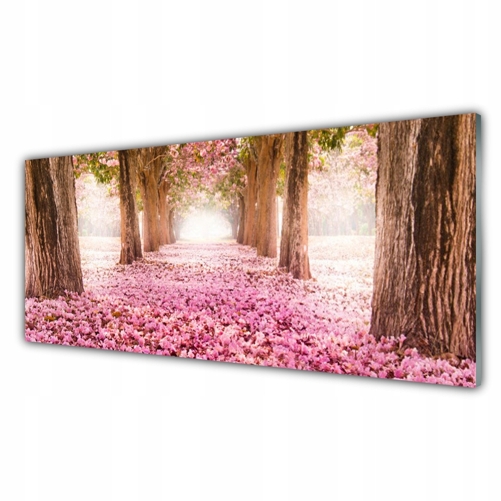 

Fotoobraz akryl 125x50 Drzewo Róże Kwiaty Natura