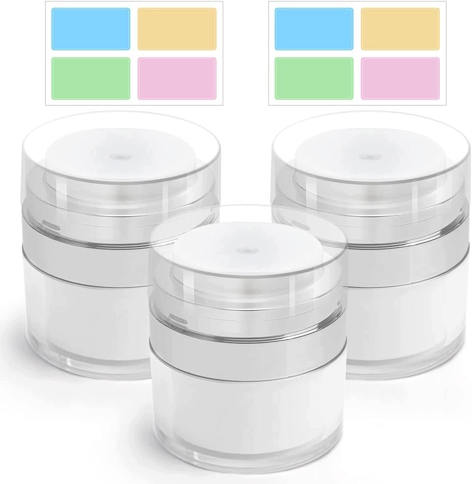 Sada 3 Sklenic Airless S Pumpičkou Na Krém 15 ML Acrylic