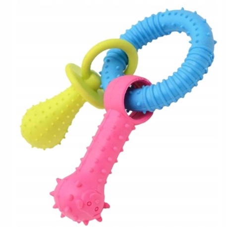 

Zabawka Gryzak Dla Psa Z Dzwoneczkiem Kostka 3w1