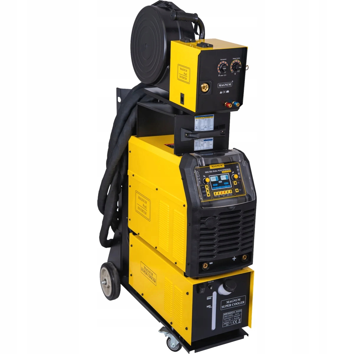 Invertor Magnum Mig 502 Dual Puls Synergia Spatter Free, 4x4, 500A-60%