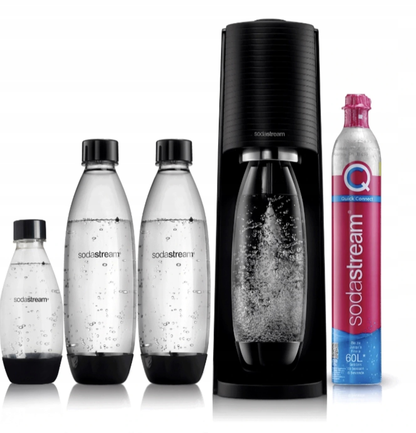 Sodastream Terra 2 láhve Megapack Barva: Černá