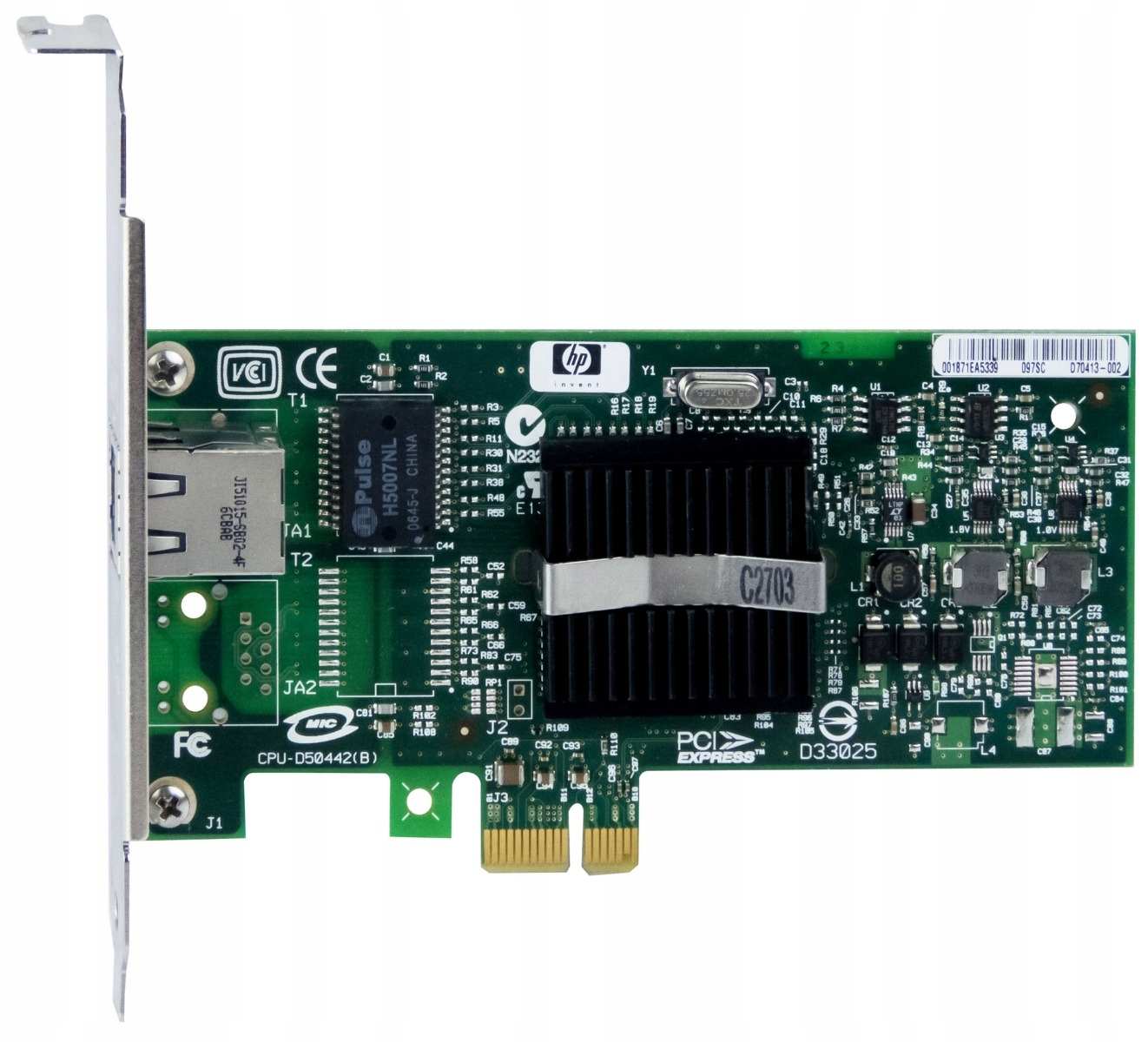Hp 434982-001 NC110T Network Card PCIe RJ-45 1Gbps