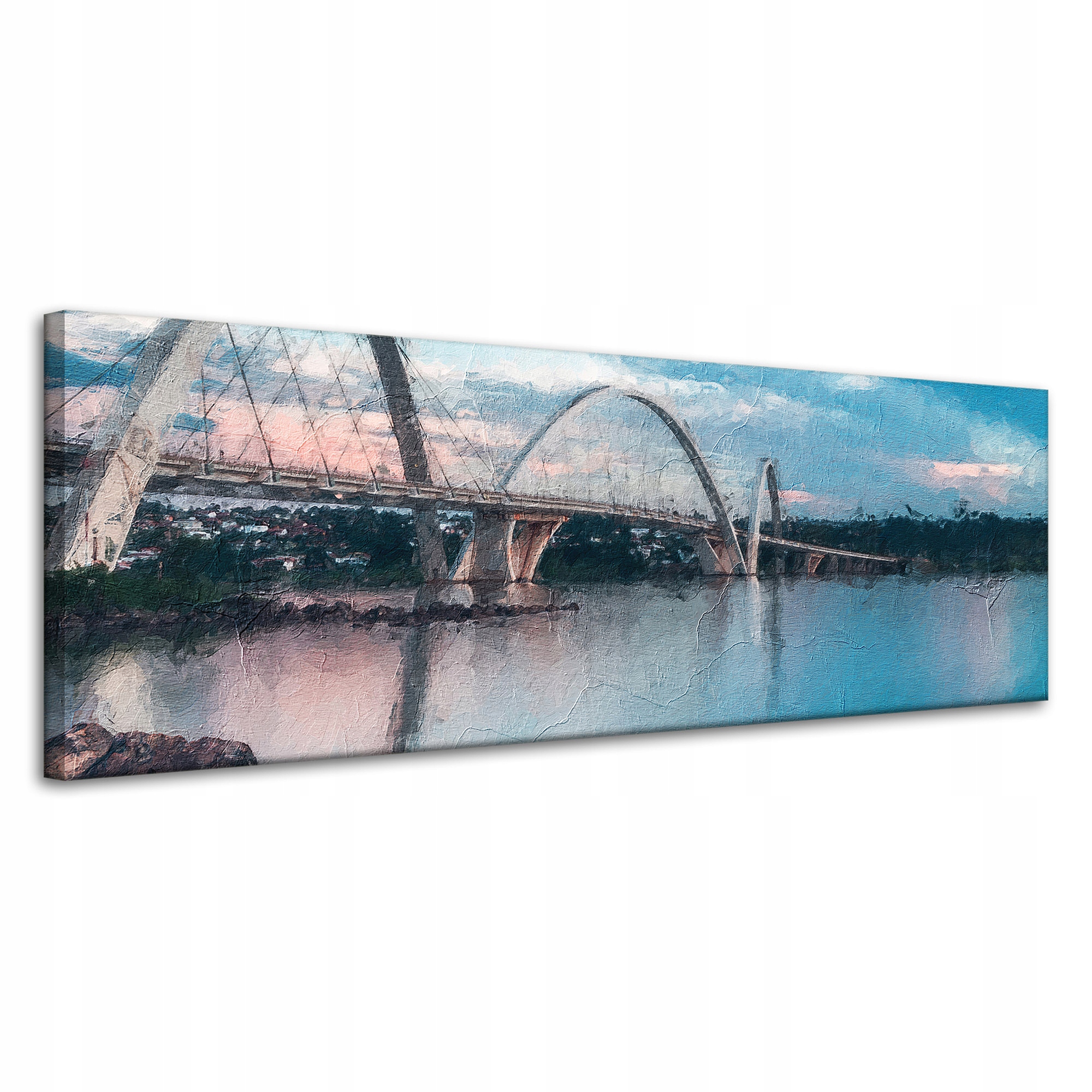 Obraz na plátně Most Juscelino Kubitschek Brazílie 120x40 cm