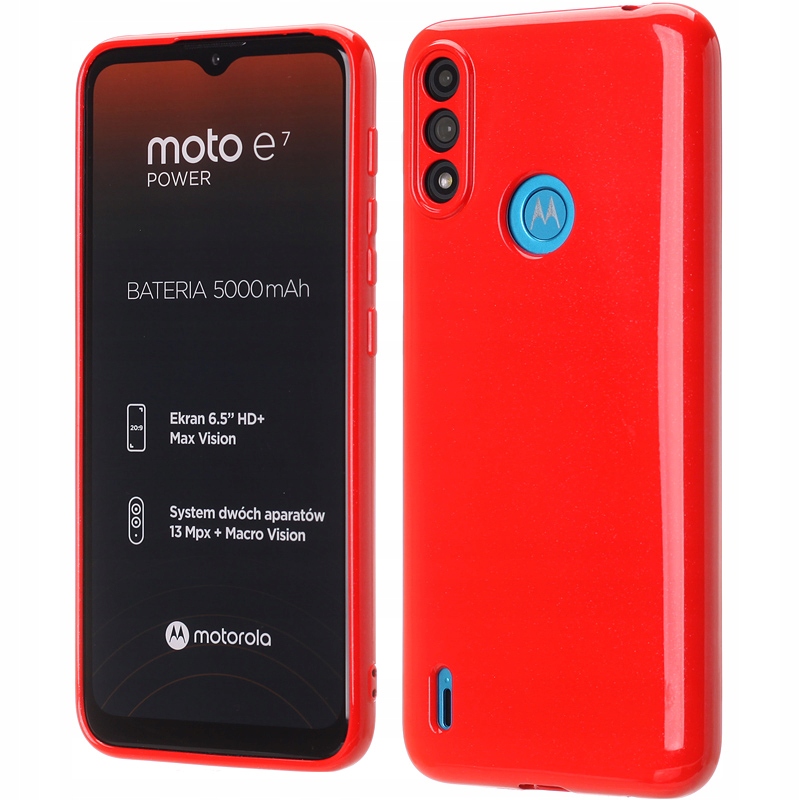 

Etui Jelly Szkło do Motorola Moto E7 E7i Power