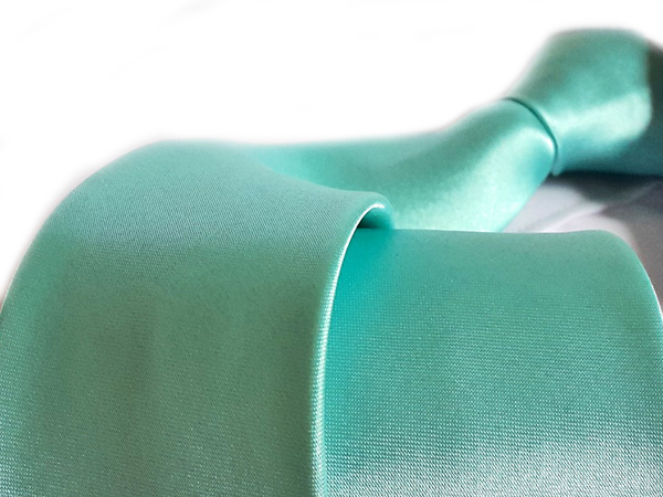 MIĘTOWY GŁADKI MODNY KRAWAT MĘSKI ŚLEDŹ