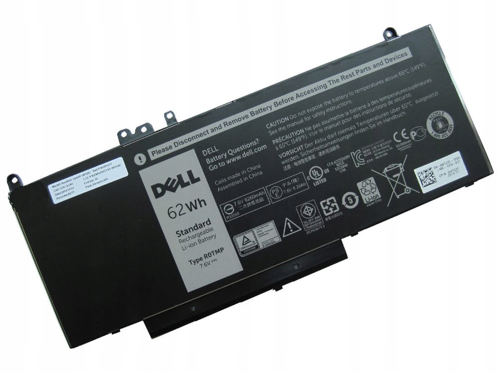 Dell batéria 4-článková 62Wh Li-on pre Latitude E5270/E5470/E5570/ Precisio