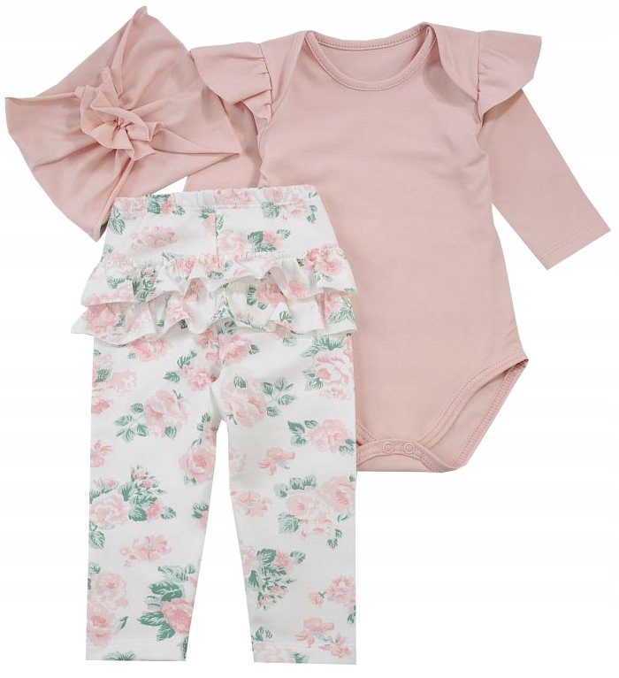 

Body Legginsy Falbanki Opaska 3-cz Zestaw 74 L201