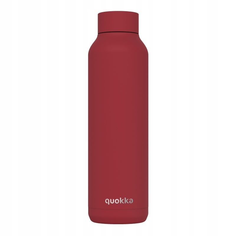 Quokka Solid Firebrick Red, butelka termiczna ze stali nierdzewnej 630ml