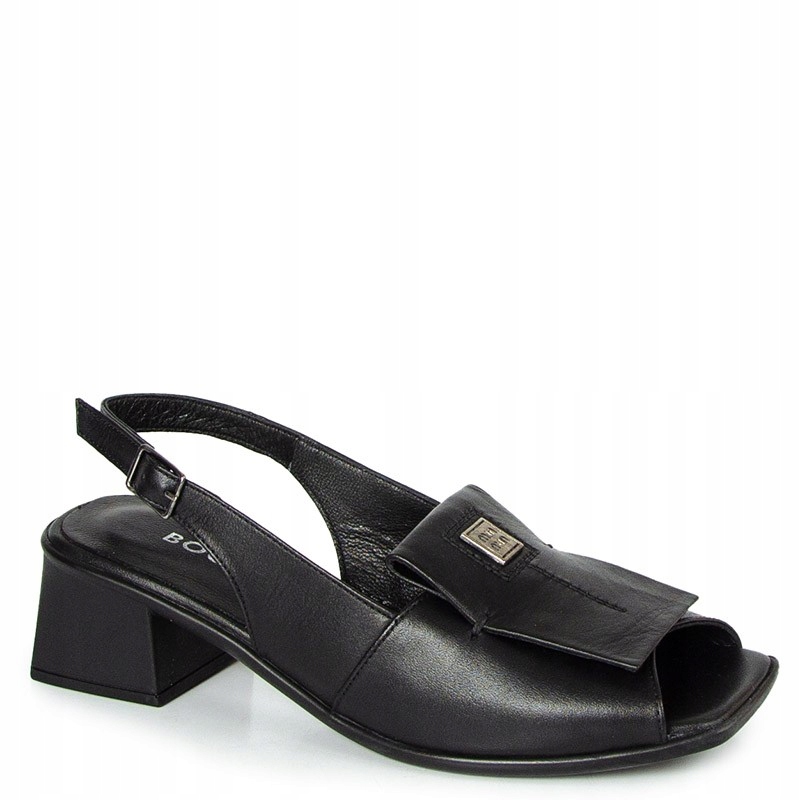 Boccato G182 969 Černé Kožené Sandály 36