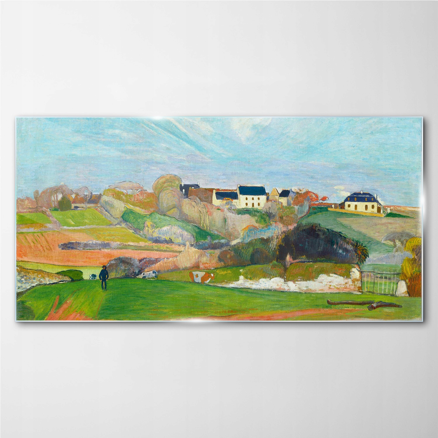 

Obraz szklany Krajobraz w le pouldu Gauguin 100x50