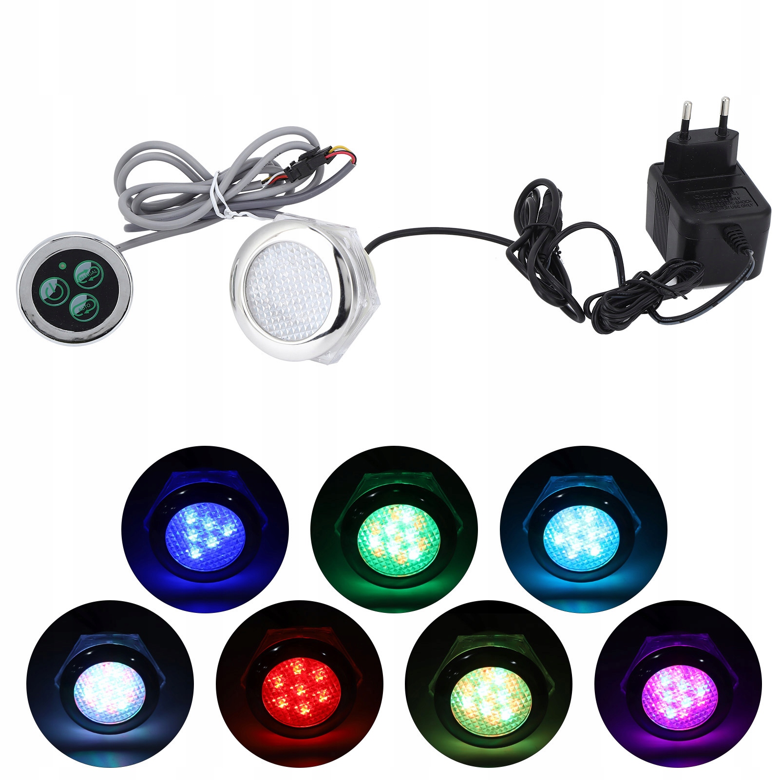 Osvětlení Bazénu Barevná Podvodní Lampa Bazénového Led Osvětlení 12V 9W