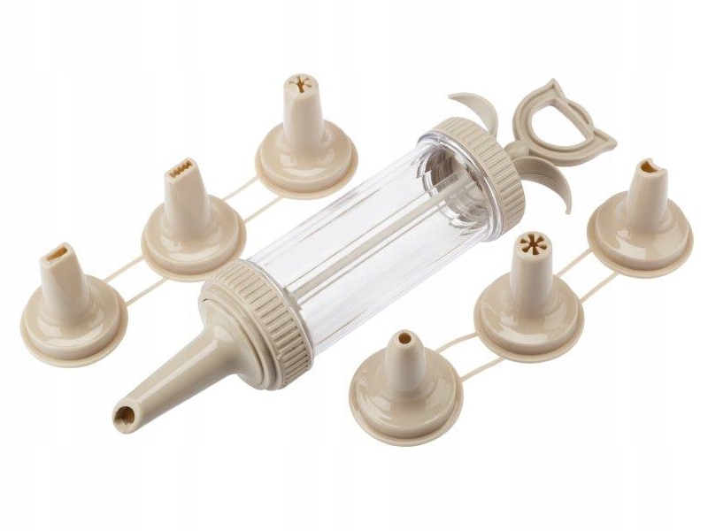 GALICJA ZESTAW DO DEKOROWANIA CIAST I CIASTEK 8 EL Kolor bezbarwny