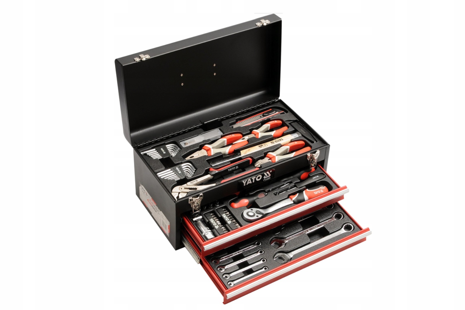 Sada náradia v kufríku 80 kusov Yato gola sada kľúče kufor nástrčné kľúče