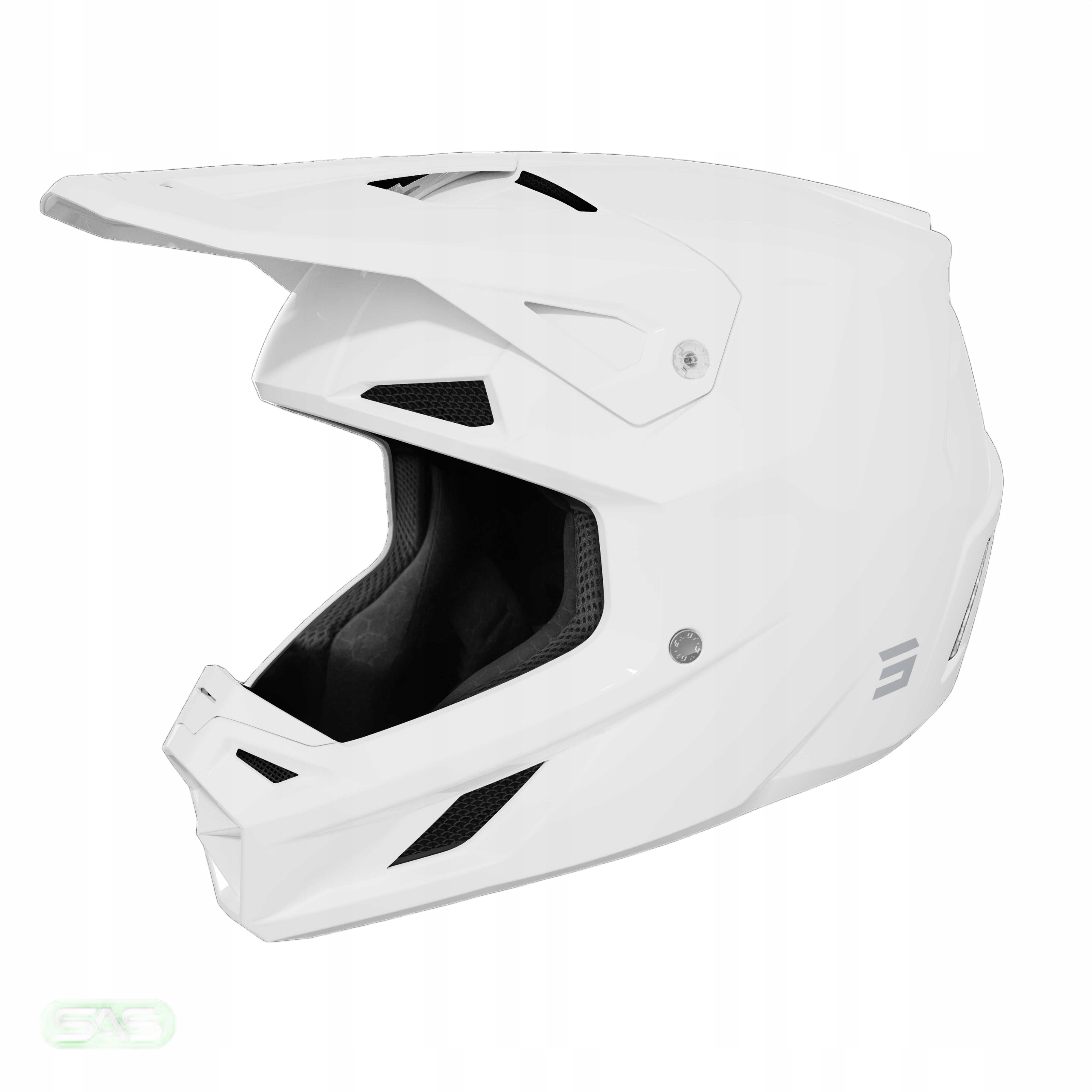 Crossová Prilba Na Štvorkolku Shot Speed Solid White Gloss (XL) A05-21OB-S02-11