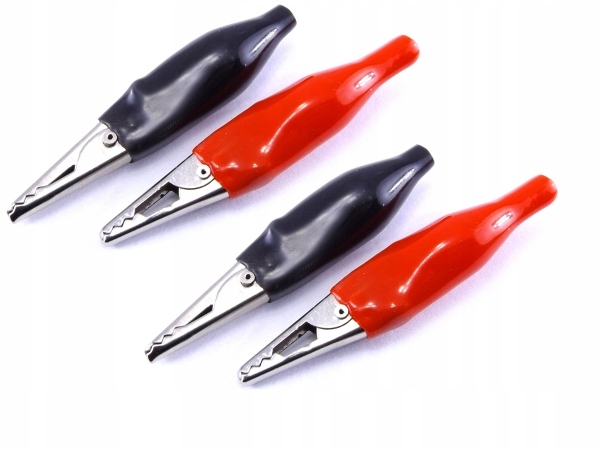 

Krokodylki pomiarowe 27mm komplet 4 sztuki