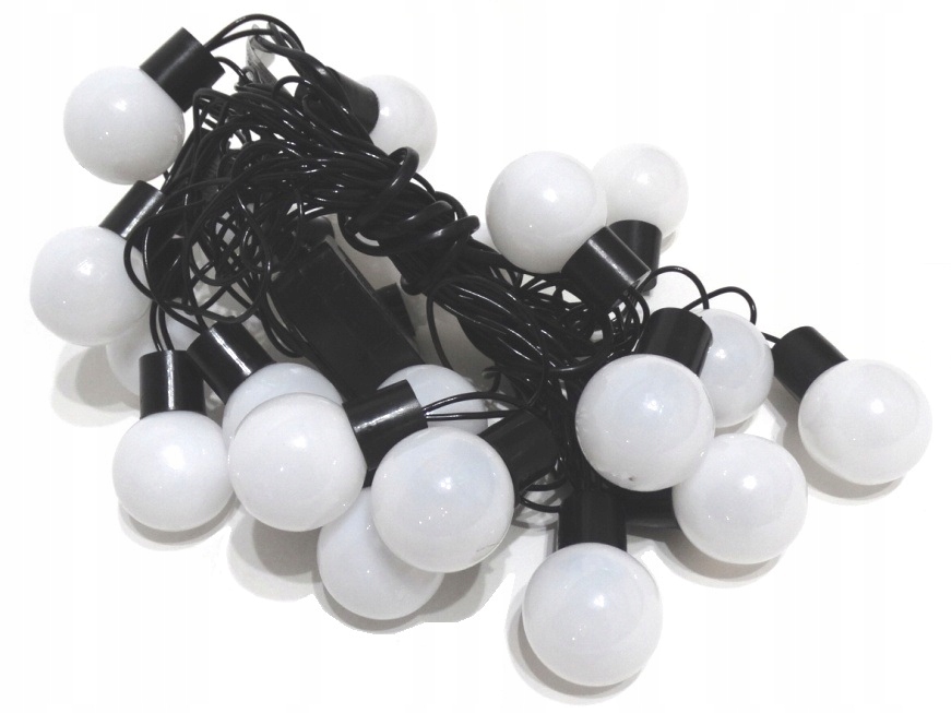 

Lampki Choinkowe Kulki 20 Led Zmieniają