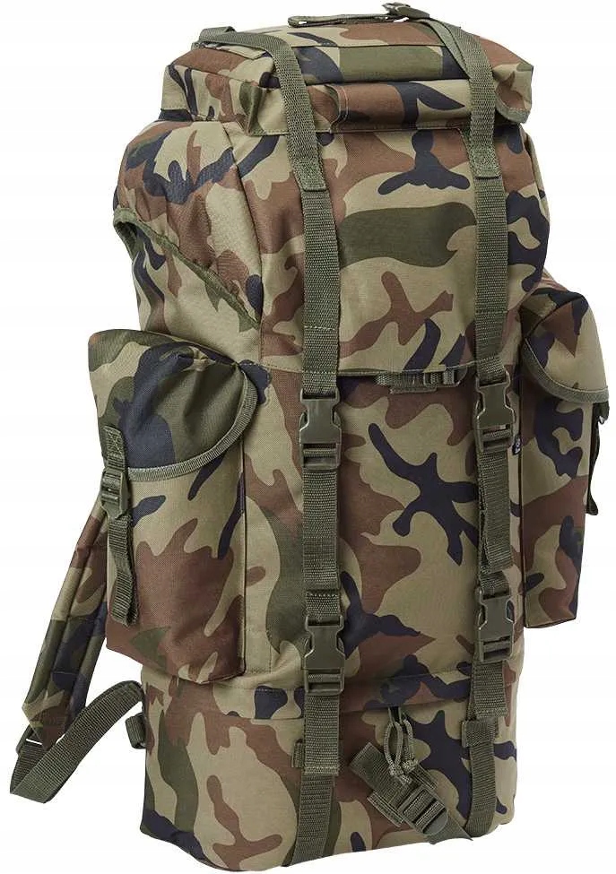 Batoh Brandit Combat Woodland 65L
