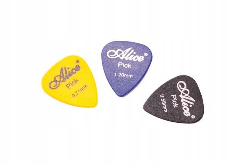 

Alice matowa kostka do gry na gitarze .96mm