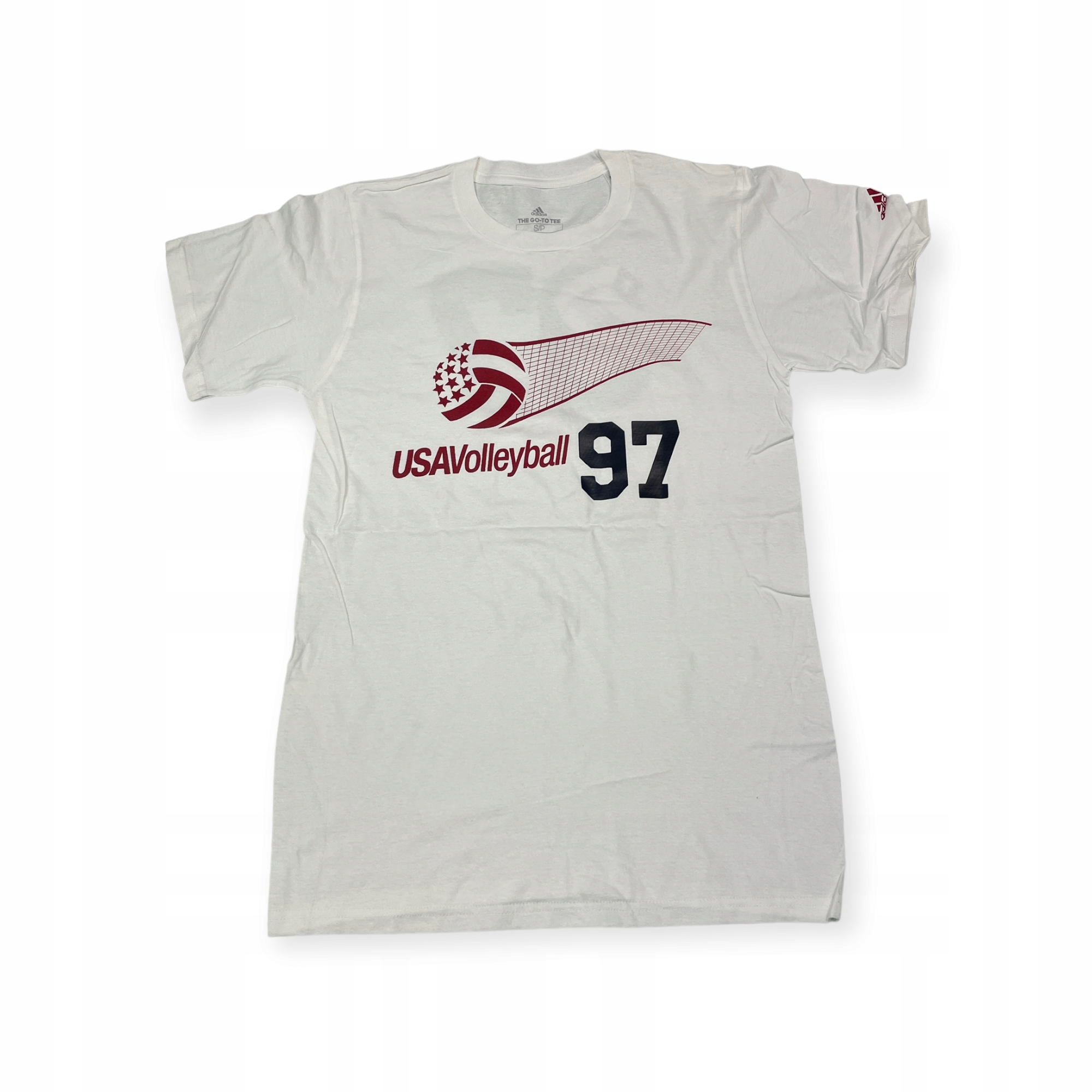 Koszulka męska biała ADIDAS VOLLEYBALL S 97