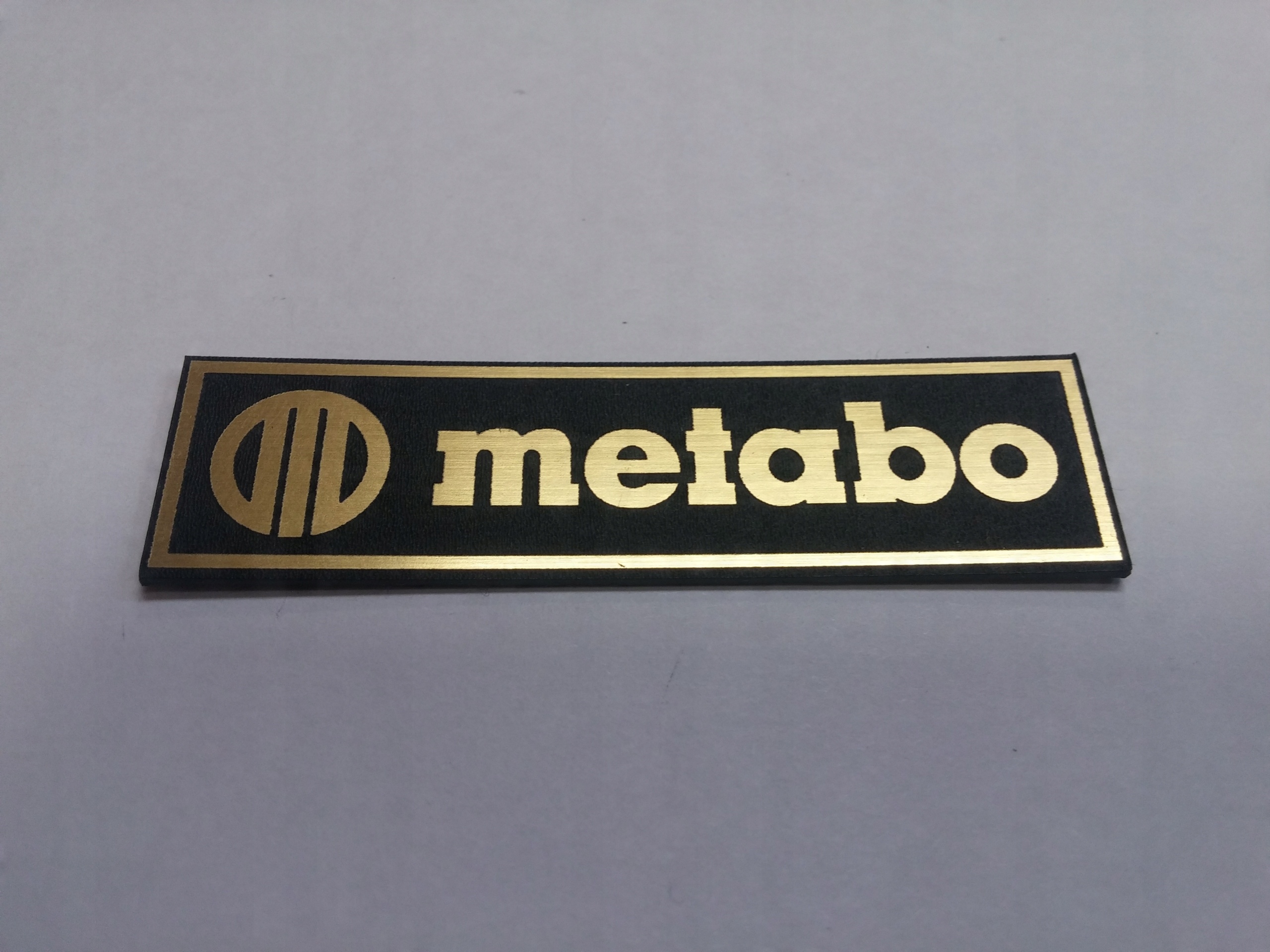 

Metabo naklejka emblemat 59 x 16 mm * Złota