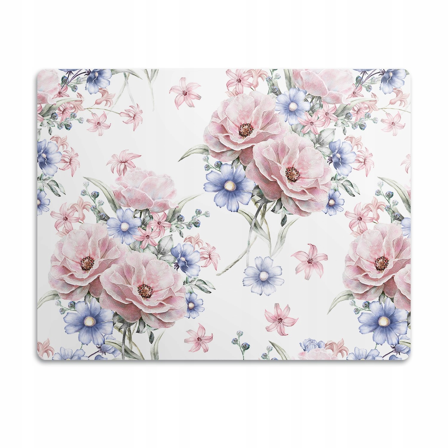 Levně Podložka pod misku pro kočky psa Jemná kytice 60x40