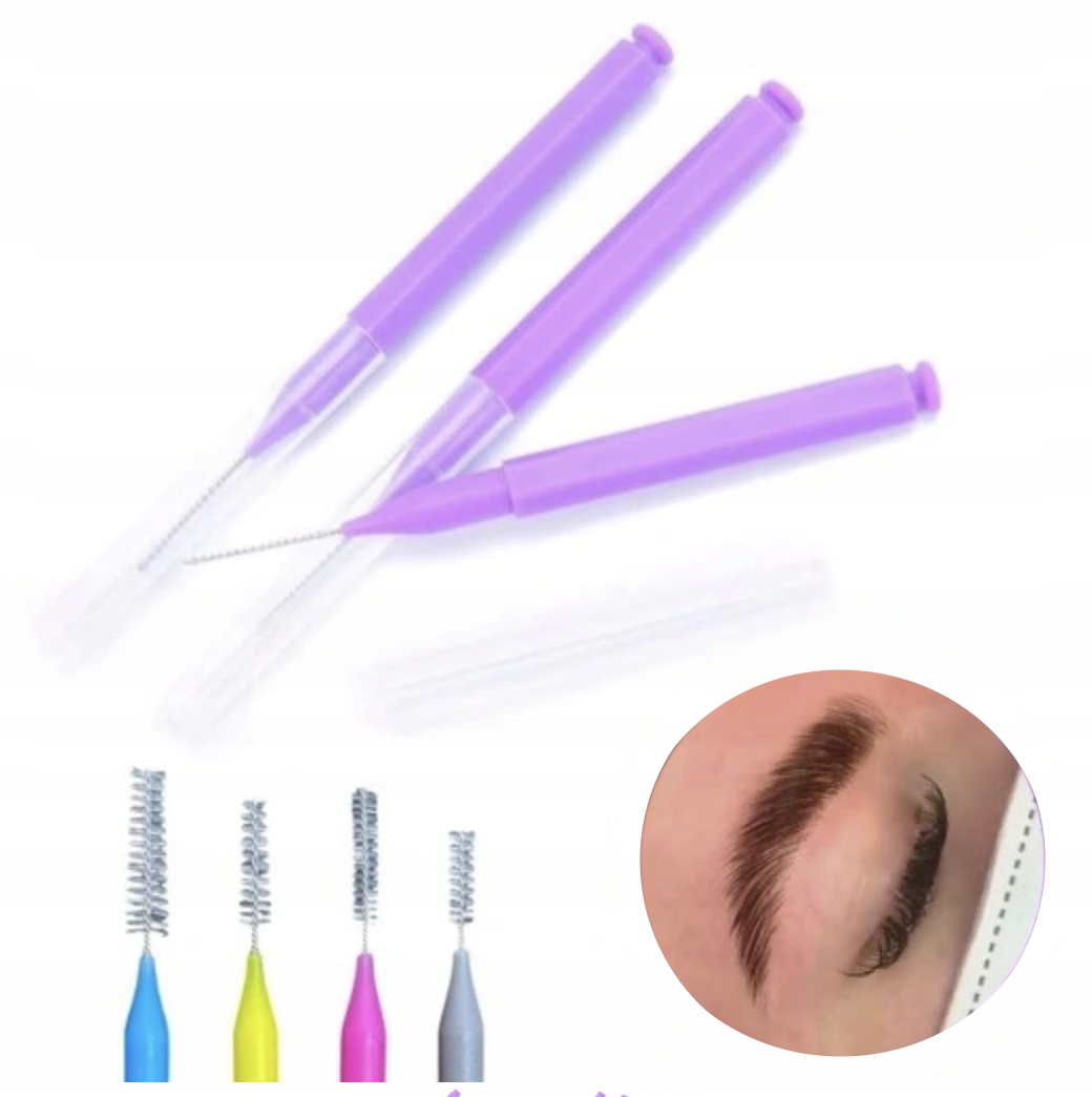 4X НАНО ЗУБНЫЕ ЩЕТКИ ДЛЯ ЛАМИНИРОВАНИЯ БРОВЕЙ ЩЕТКА