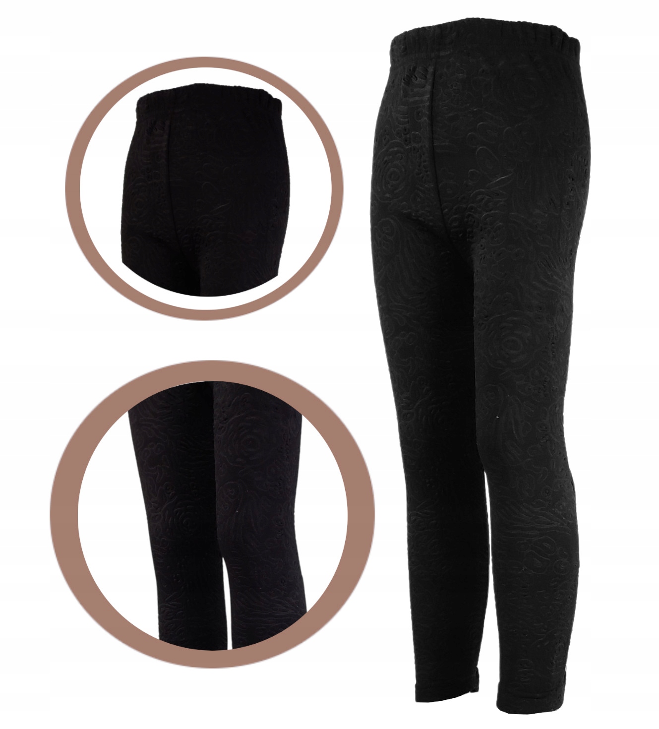 

Legginsy Dziecięce Getry Ocieplane Bambus 92/104