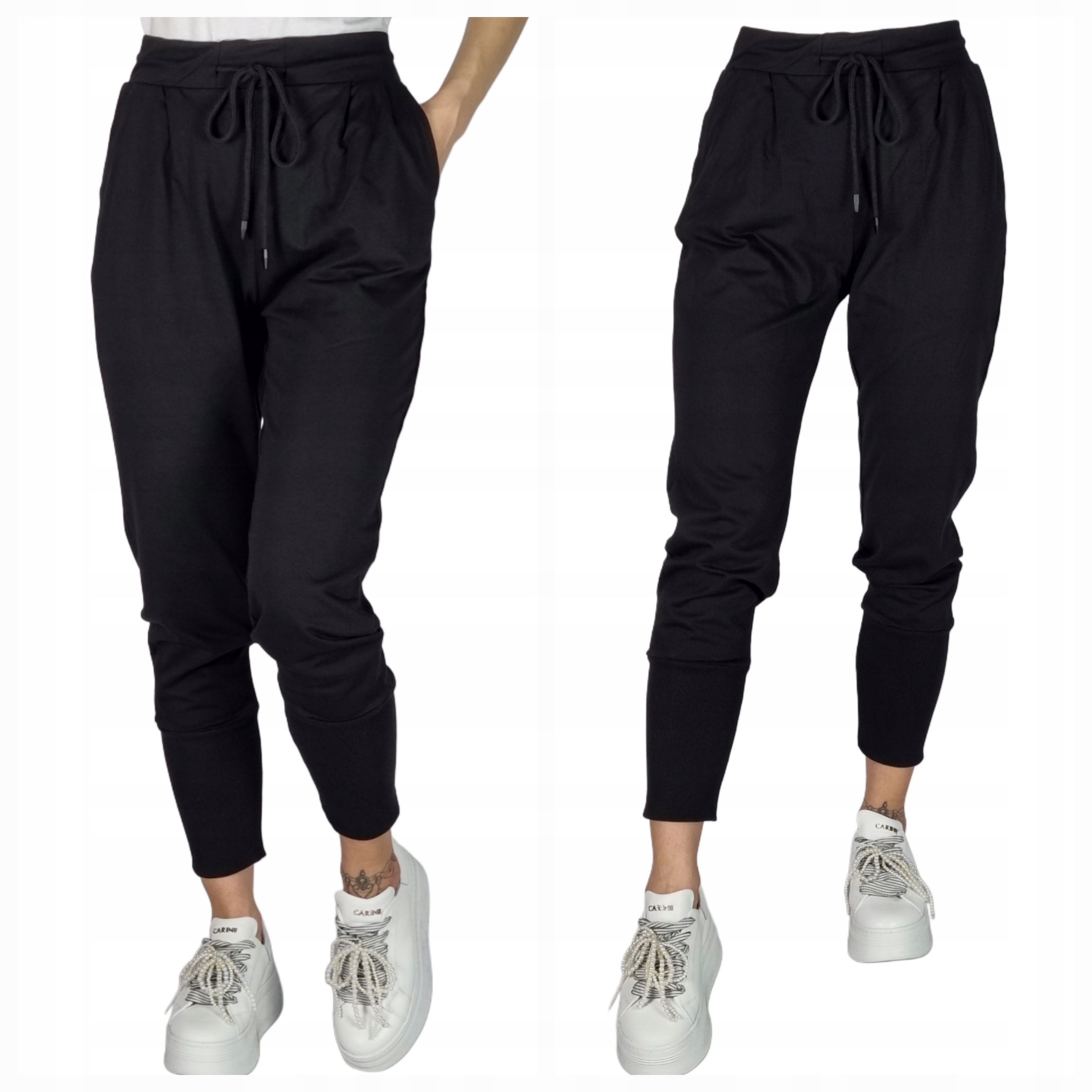 Megi Spodnie Dresowe Czarne Rozmiar L-XL