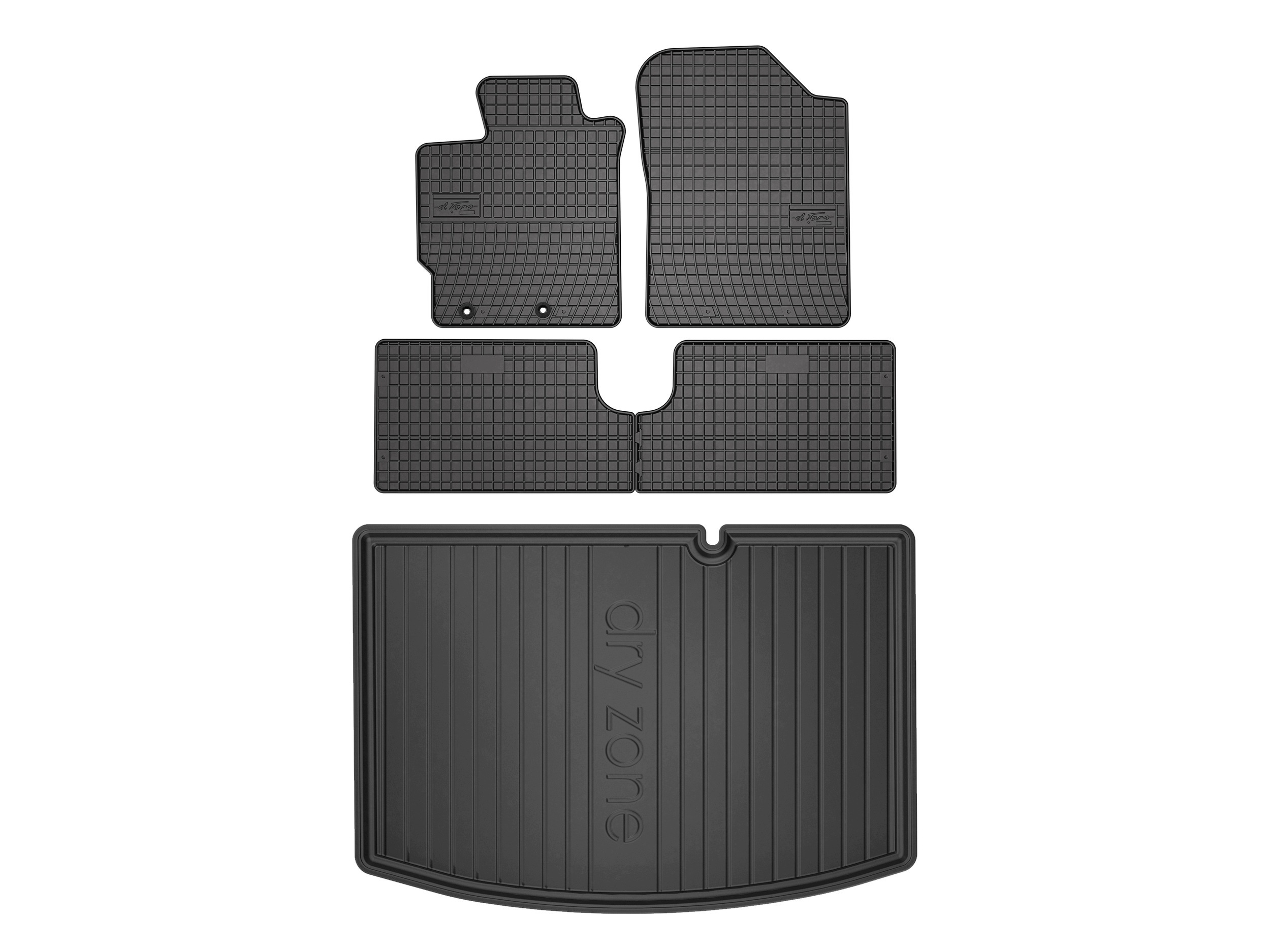 Koberčeky SolidPRO rohož DryZone pre: Toyota Yaris III 2011-2019 5 dielov