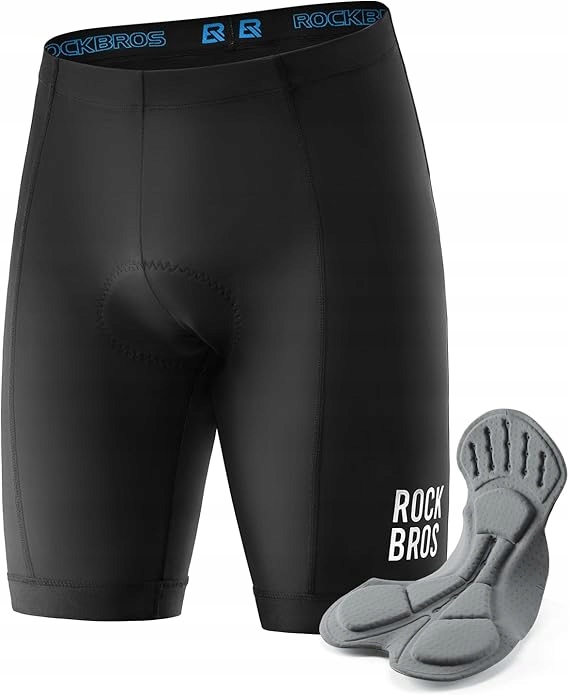 Rockbros Spodenki Męskie Rowerowe Z Wkładką 3D Oddychające S