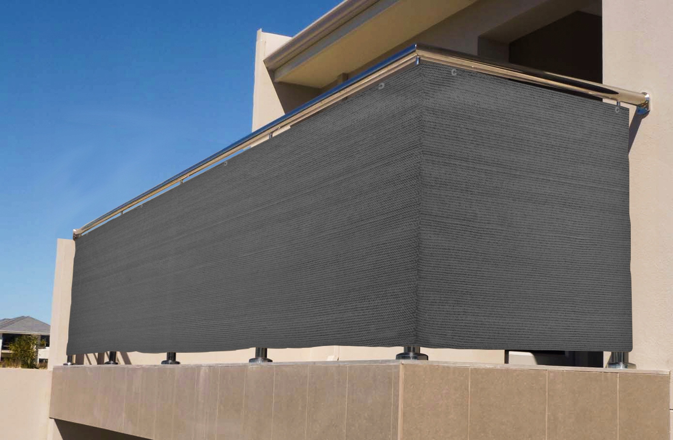 

Osłona Balkonowa 90X500cm 0,9x5m grafitowa balkon