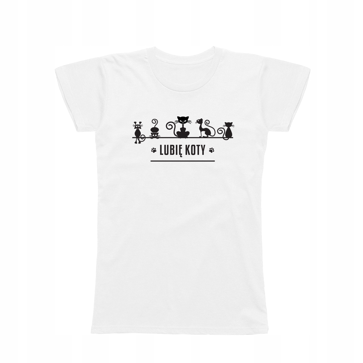 

S - Koszulka T-shirt Kot Lubię Koty Z Kotem Love