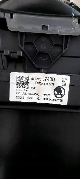 kilometar sat 6V0920740D FABIA III 1.0 B