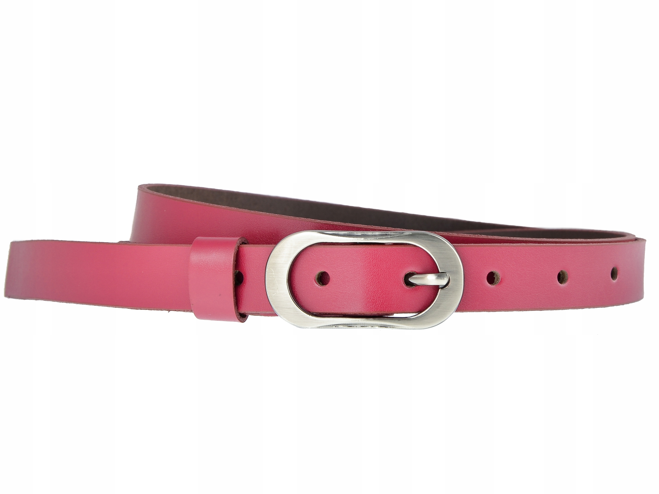 

Przepiękny fioletowy pasek 100% Skórzany | r.110cm