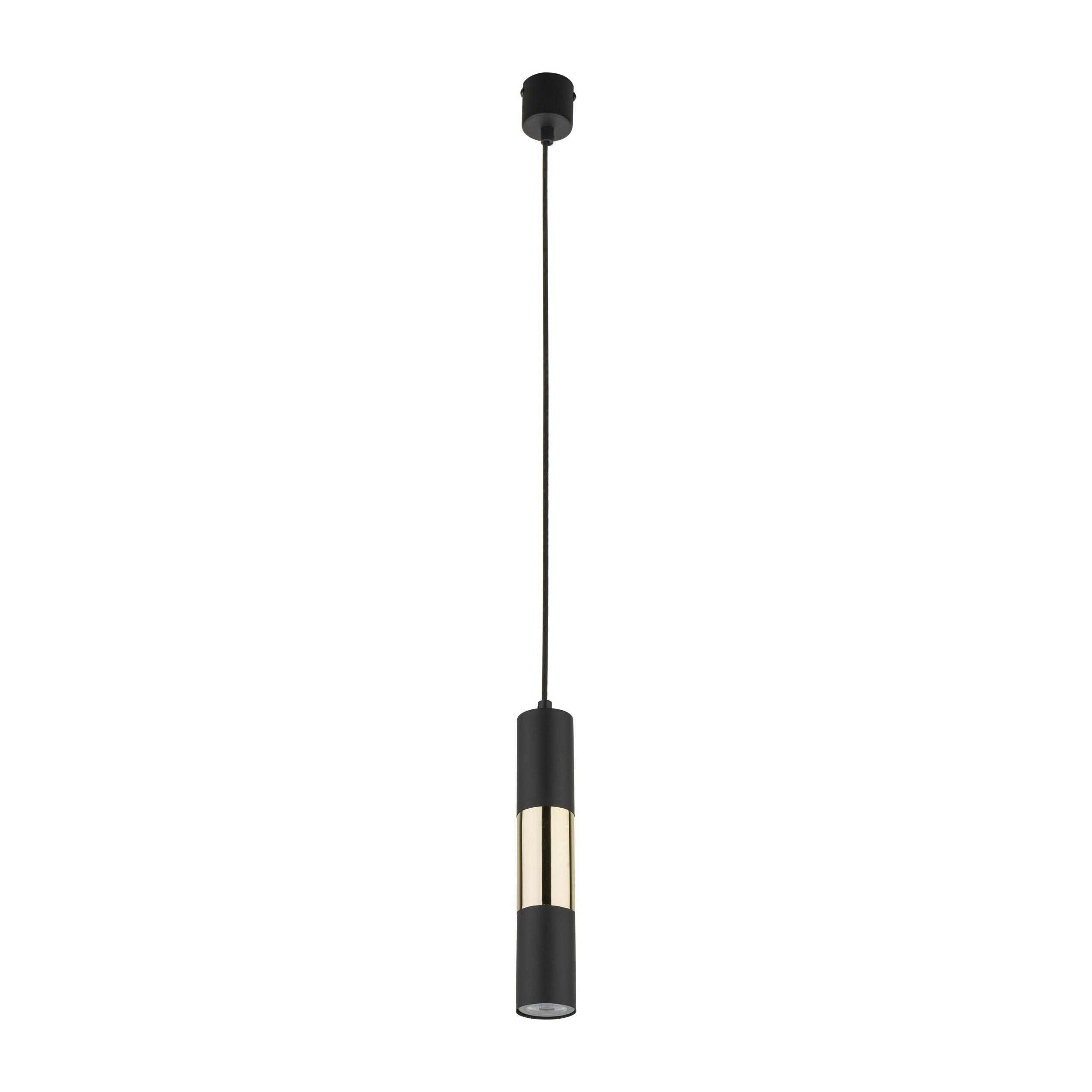 Závěsná lampa Viviene Černá Zlatá 1xGU10 Stropní Svítidlo Pokoj do pracovny