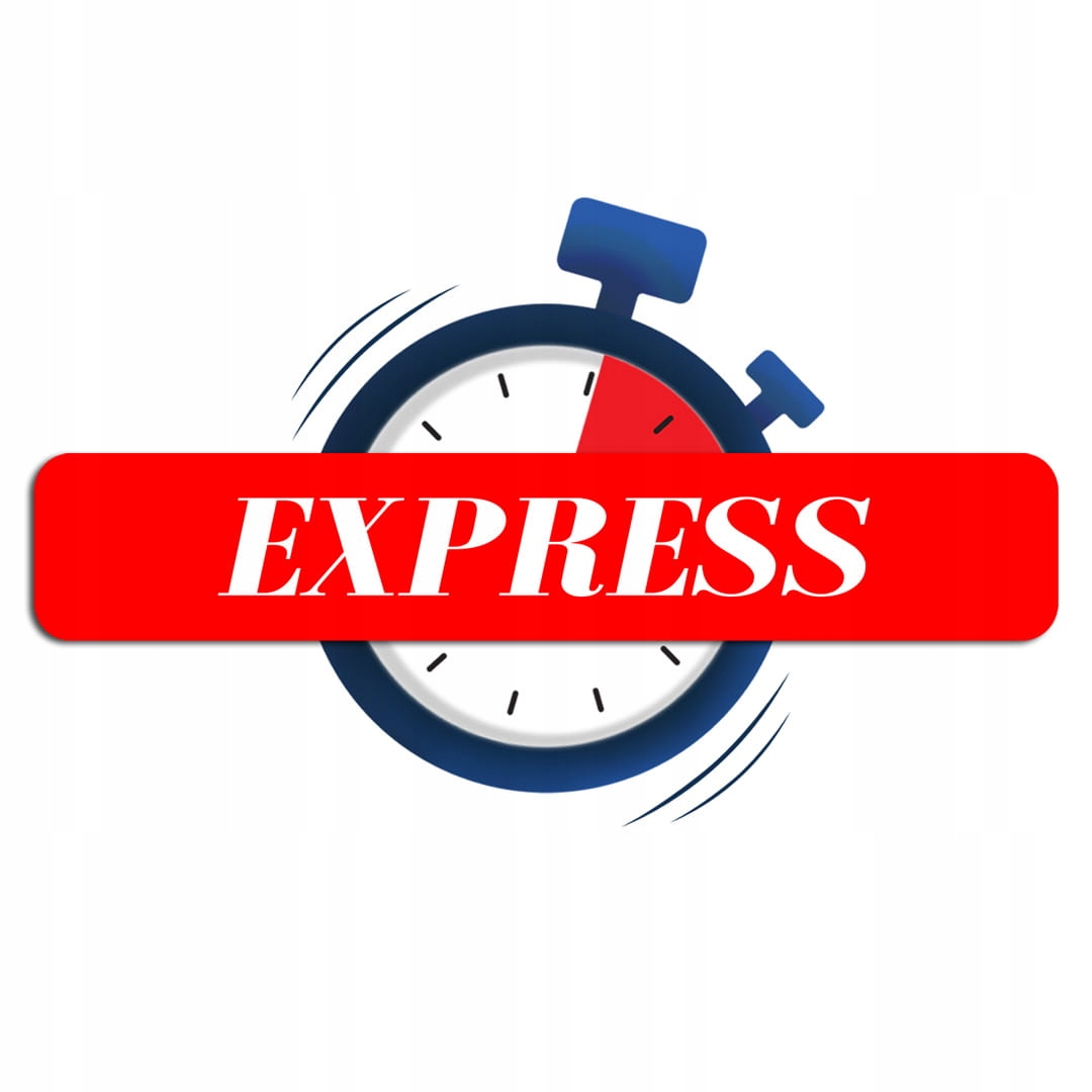 

Ekspresowa Realizacja 1-3 dni roboczych Express