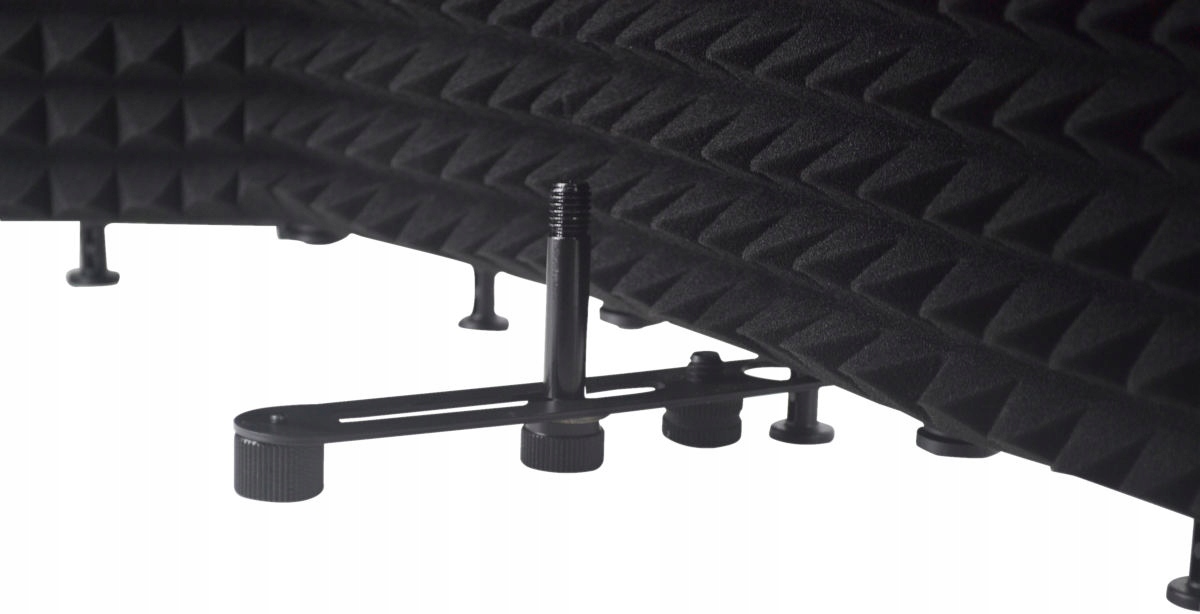 ZESTAW KABINA AKUSTYCZNA STATYW POP FILTR PÓŁKA Model MSHIELD-CABIN-SET